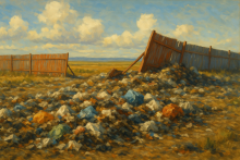 мусорный полигон