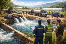 незаконным водозабором и рынком