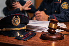 Полицейского в Астане осудили за нападение на начальника