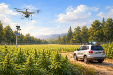 посевы конопли Казахстан