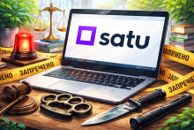 Прокуратура привлекла Satu․kz к ответственности за рекламу холодного оружия