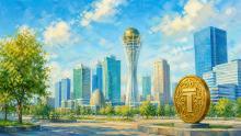 Курс тенге в Казахстане укрепился в апреле на фоне роста биржевых торгов