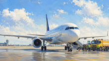 Самолет Air Astana экстренно посадили в Aктобе из-за отказа двигателя