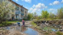 Жители жилого массива Дружба в Костанайской области пожаловались на отсутствие благоустройства