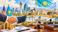 How does the US State Department assess Kazakhstan's investment climate