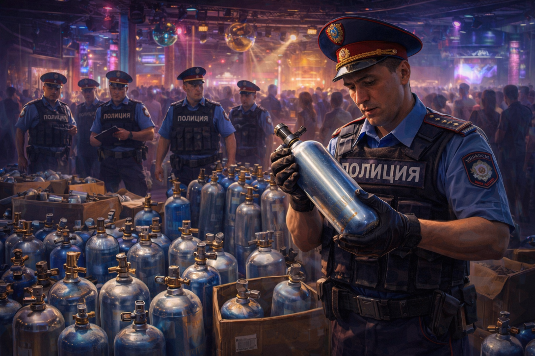 МВД РК, закись азота