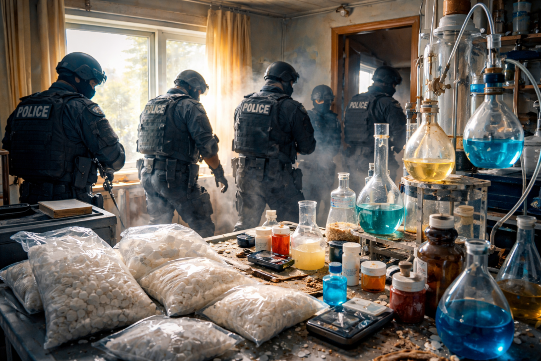 Подпольные нарколаборатории в жилых домах