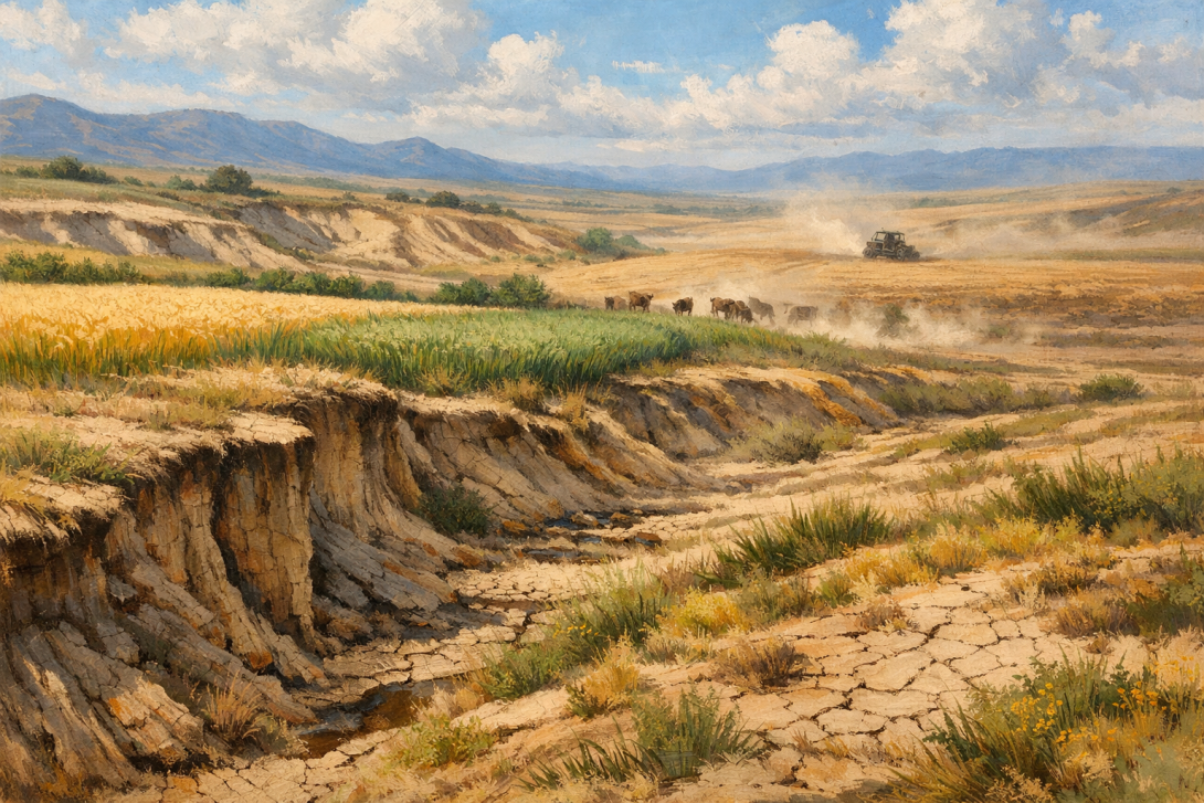 сельхозземли Казахстана