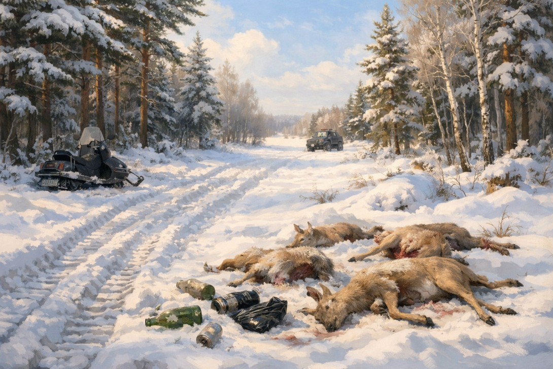 Незаконный отстрел косуль