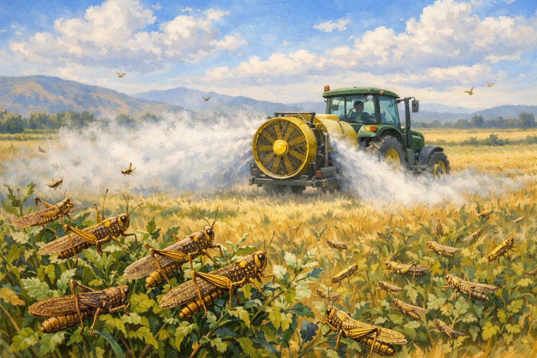 химическая обработка сельхозугодий