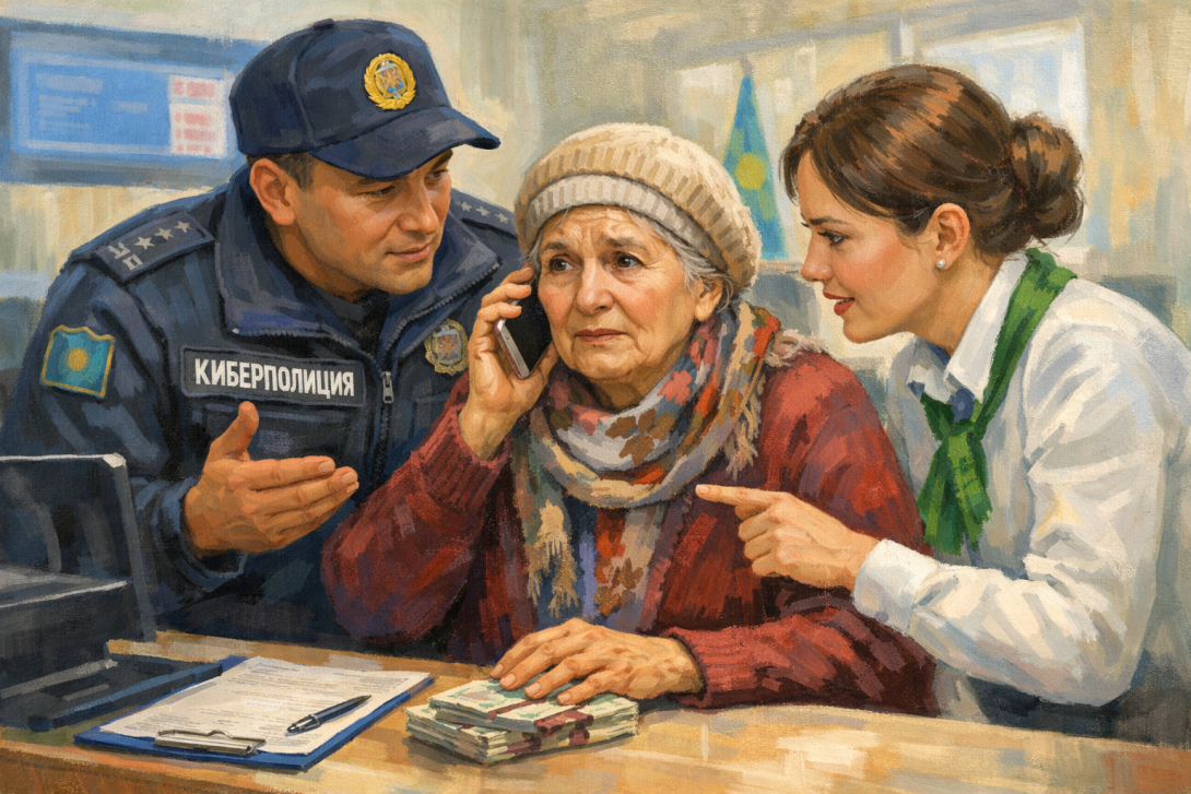 Попытку хищения 5 млн тенге у пенсионерки пресекли в Павлодарской области