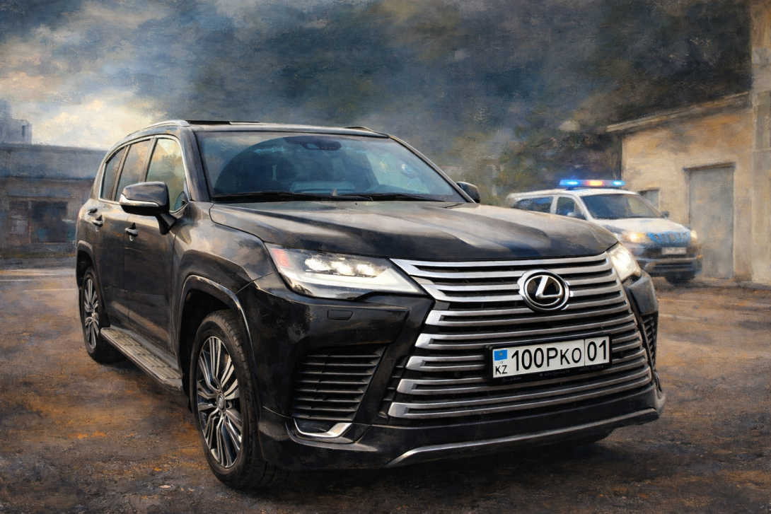 Конфискованный Lexus по делу Перизат Кайрат передали на баланс АФМ