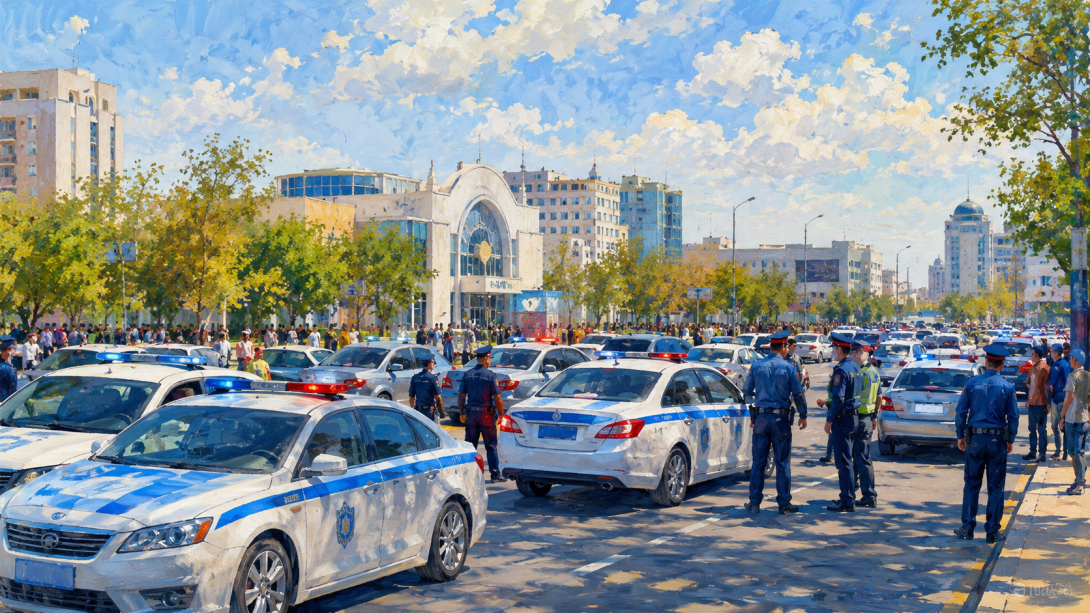 Полиция Атырауской области объяснила усиление патрулирования в Атырау