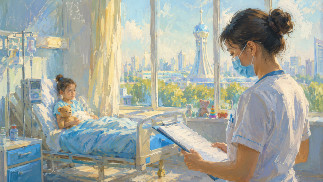 туберкулез Астана, детская больница Астаны, медсестра с туберкулезом, городская детская больница №1, управление общественного здравоохранения Астаны, открытая форма туберкулеза, фтизиопульмонология Астана, туберкулез у медработника, флюорография сотрудников, здравоохранение Казахстан