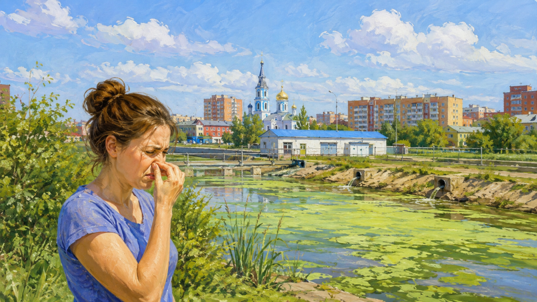 Петропавловск, неприятный запах, жалобы жителей, экология, Северо-Казахстанская область, Қызылжар су, биопруд