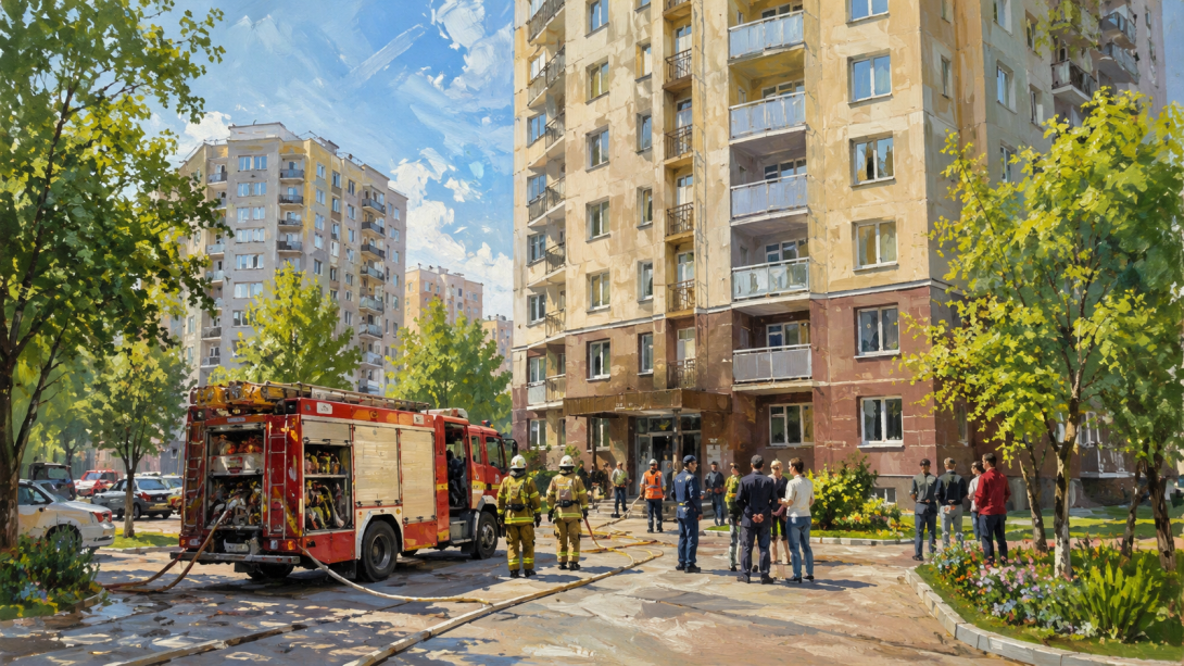 Жительница ЖК Lamiya в Алматы погибла во время пожара